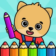 Coloring Book - Games for Kids icon, a colouring app for children